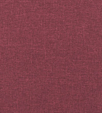 3-Sitzer-Sofa Weinrot 180 cm Stoff