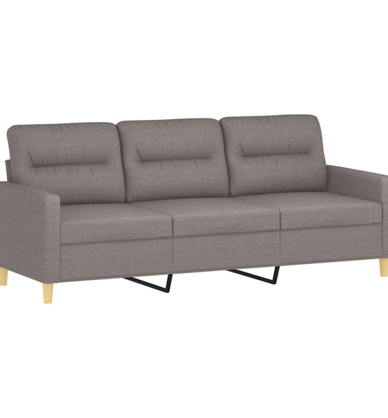 3-Sitzer-Sofa Taupe 180 cm Stoff