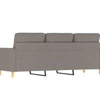 3-Sitzer-Sofa Taupe 180 cm Stoff