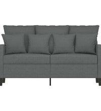 2-Sitzer-Sofa Dunkelgrau 120 cm Stoff