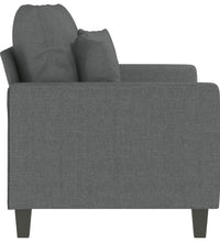 2-Sitzer-Sofa Dunkelgrau 120 cm Stoff
