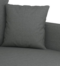 2-Sitzer-Sofa Dunkelgrau 140 cm Stoff