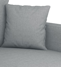 3-Sitzer-Sofa Hellgrau 180 cm Stoff
