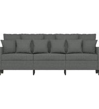 3-Sitzer-Sofa Dunkelgrau 180 cm Stoff
