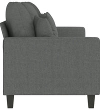 3-Sitzer-Sofa Dunkelgrau 180 cm Stoff