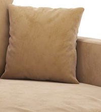 2-Sitzer-Sofa Braun 120 cm Samt