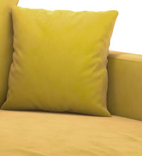 2-Sitzer-Sofa Gelb 140 cm Samt