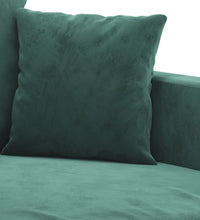 3-Sitzer-Sofa Dunkelgrün 180 cm Samt