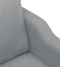 2-Sitzer-Sofa Hellgrau 120 cm Stoff