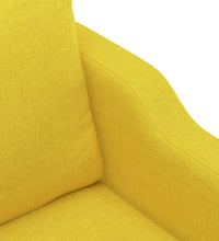 2-Sitzer-Sofa Hellgelb 120 cm Stoff