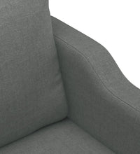 2-Sitzer-Sofa Dunkelgrau 140 cm Stoff