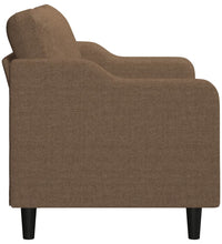2-Sitzer-Sofa Braun 140 cm Stoff
