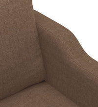 2-Sitzer-Sofa Braun 140 cm Stoff