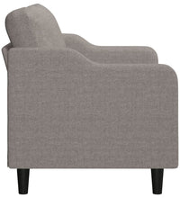 2-Sitzer-Sofa Taupe 140 cm Stoff