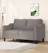2-Sitzer-Sofa Taupe 140 cm Stoff