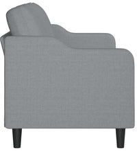 3-Sitzer-Sofa Hellgrau 180 cm Stoff