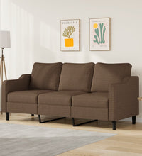 3-Sitzer-Sofa Braun 180 cm Stoff