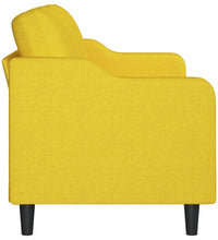 3-Sitzer-Sofa Hellgelb 180 cm Stoff