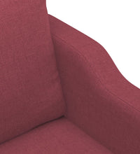 3-Sitzer-Sofa Weinrot 180 cm Stoff