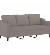 3-Sitzer-Sofa Taupe 180 cm Stoff