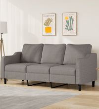 3-Sitzer-Sofa Taupe 180 cm Stoff