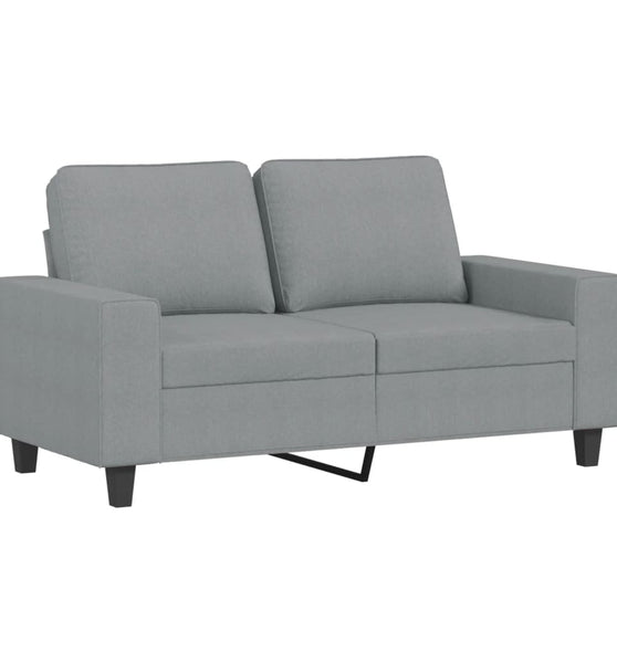 2-Sitzer-Sofa Hellgrau 120 cm Stoff