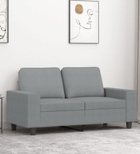 2-Sitzer-Sofa Hellgrau 120 cm Stoff
