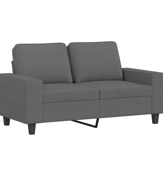 2-Sitzer-Sofa Dunkelgrau 120 cm Stoff