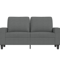 2-Sitzer-Sofa Dunkelgrau 120 cm Stoff