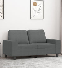 2-Sitzer-Sofa Dunkelgrau 120 cm Stoff
