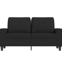 2-Sitzer-Sofa Schwarz 120 cm Stoff