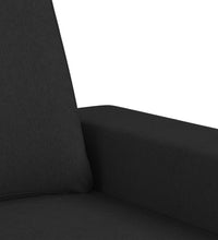 2-Sitzer-Sofa Schwarz 120 cm Stoff