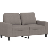 2-Sitzer-Sofa Taupe 120 cm Stoff