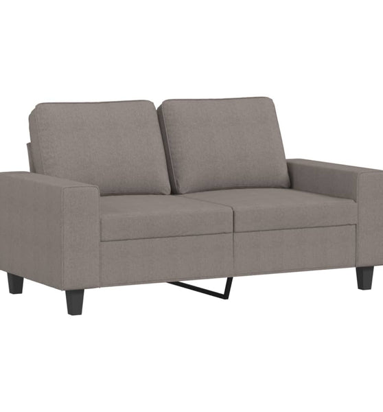 2-Sitzer-Sofa Taupe 120 cm Stoff