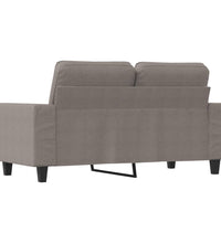 2-Sitzer-Sofa Taupe 120 cm Stoff