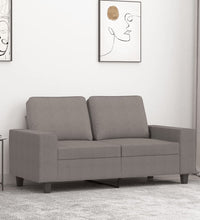 2-Sitzer-Sofa Taupe 120 cm Stoff