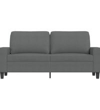 2-Sitzer-Sofa Dunkelgrau 140 cm Stoff