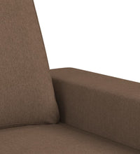 2-Sitzer-Sofa Braun 140 cm Stoff