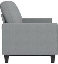 3-Sitzer-Sofa Hellgrau 180 cm Stoff