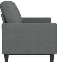 3-Sitzer-Sofa Dunkelgrau 180 cm Stoff