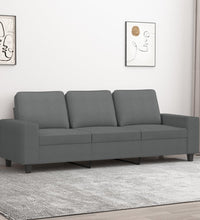 3-Sitzer-Sofa Dunkelgrau 180 cm Stoff