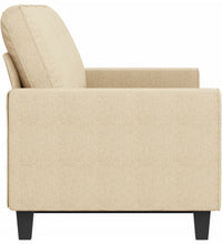 3-Sitzer-Sofa Creme 180 cm Stoff