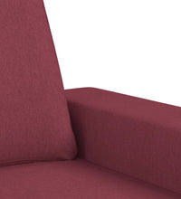 3-Sitzer-Sofa Weinrot 180 cm Stoff
