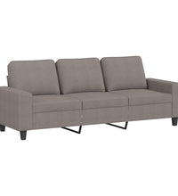 3-Sitzer-Sofa Taupe 180 cm Stoff