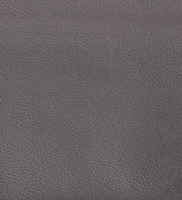 2-Sitzer-Sofa Grau 140 cm Kunstleder