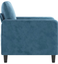 Sessel Blau 60 cm Samt