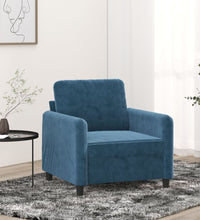 Sessel Blau 60 cm Samt