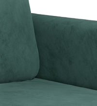 3-Sitzer-Sofa Dunkelgrün 180 cm Samt