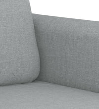 2-Sitzer-Sofa Hellgrau 120 cm Stoff