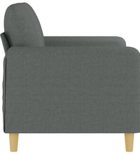 2-Sitzer-Sofa Dunkelgrau 120 cm Stoff